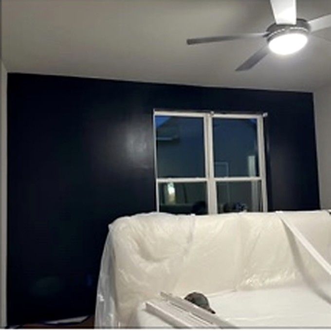 Interior paint and accent wall